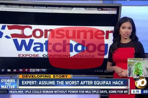 Consumer Watchdog report on ABC 10 San Diego