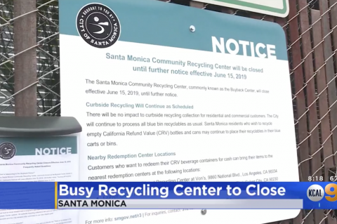 recycling center closing