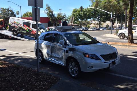 Google Self-Driving Car Crash